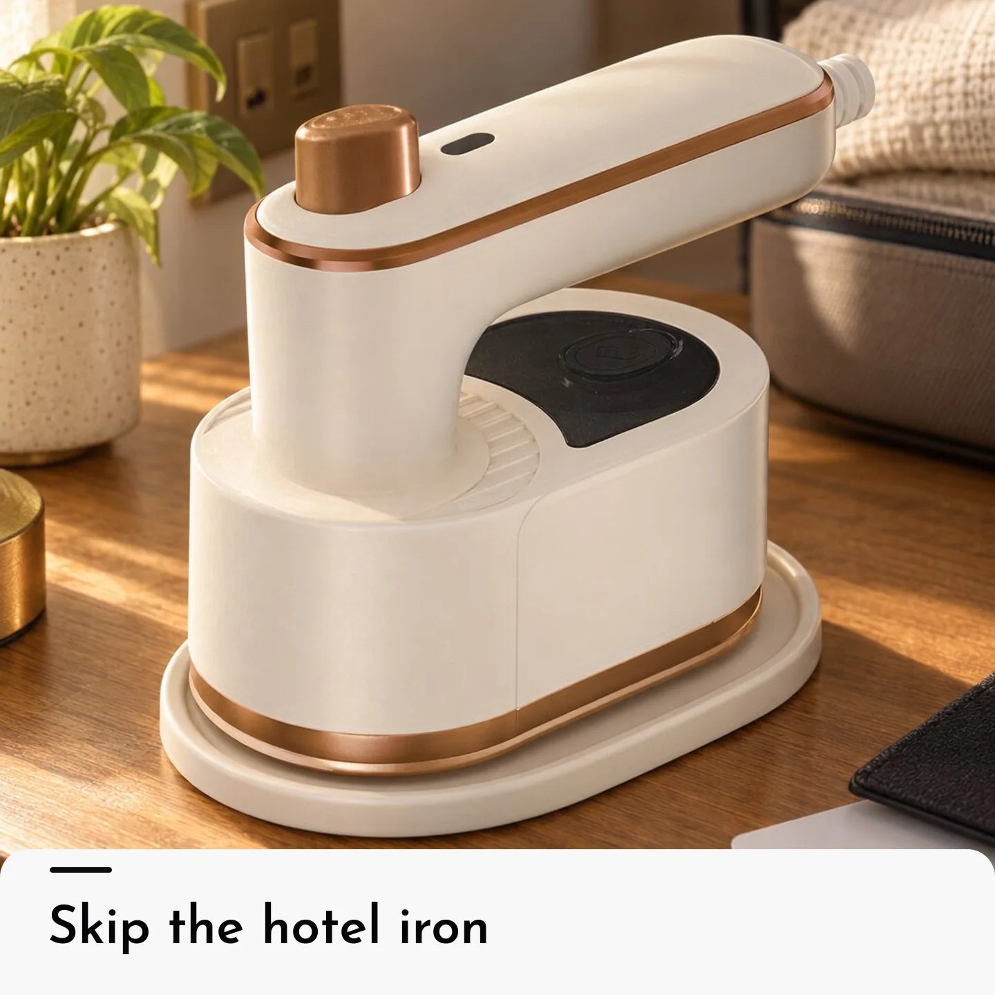TripTidy™ CreaseAway Foldable Travel Steamer